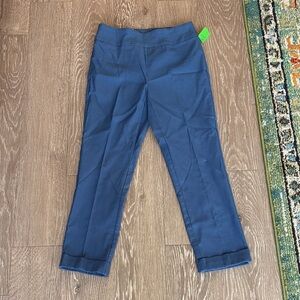 Tribal Women's Blue Ankle Pants